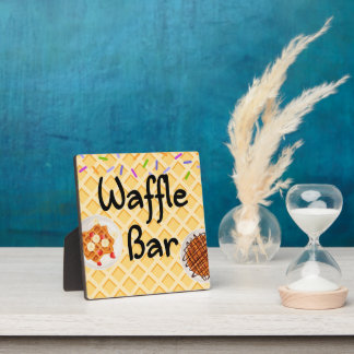 Waffel Bar Fotoplaat