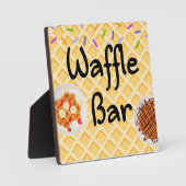 Waffel Bar  Fotoplaat (Voorkant)