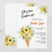 Waffel Kegel Boeket Kaart (Voorkant / Achterkant)