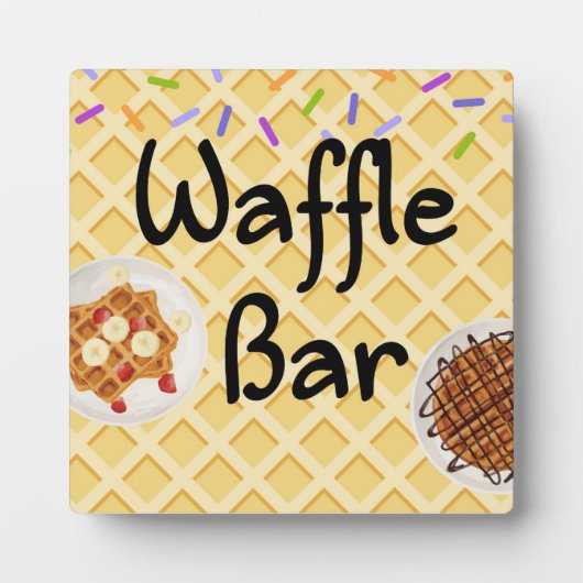 Waffelbar  fotoplaat (Voorkant)