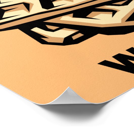 Waffels pannenkoeken met ABS Funny Poster Sign (Hoek)