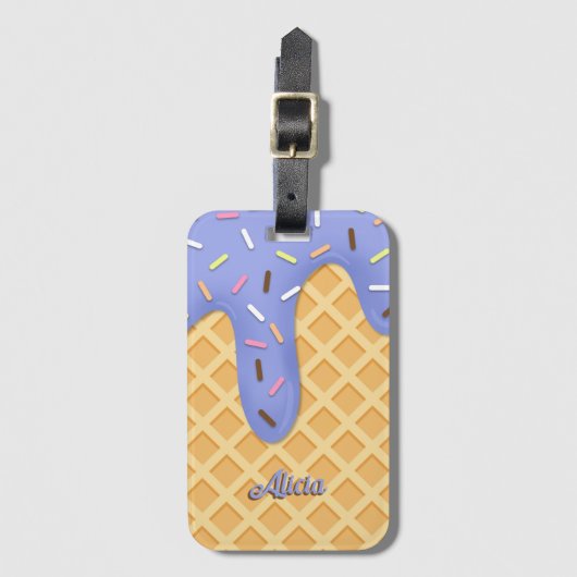Waffle Cone Bagagelabel (Voorkant (verticaal))