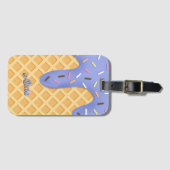 Waffle Cone Bagagelabel (Voorkant (horizontaal))