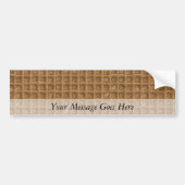 Waffle Cone Bumpersticker (Voorkant)