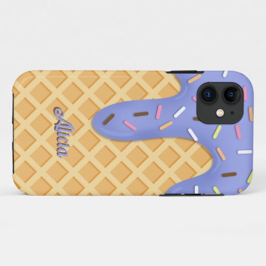 Waffle Cone Case-Mate iPhone Case (Achterkant (horizontaal))
