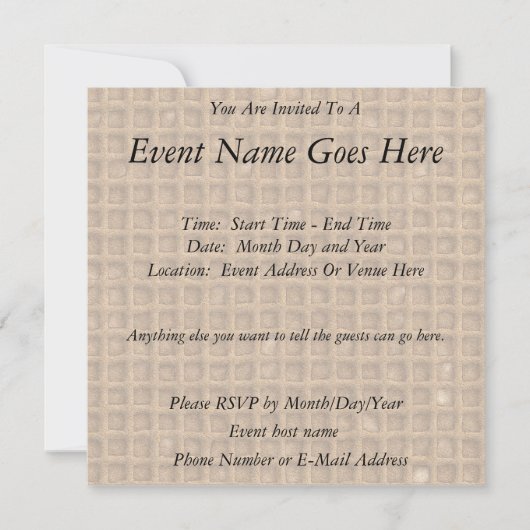 Waffle Cone Kaart (Voorkant)