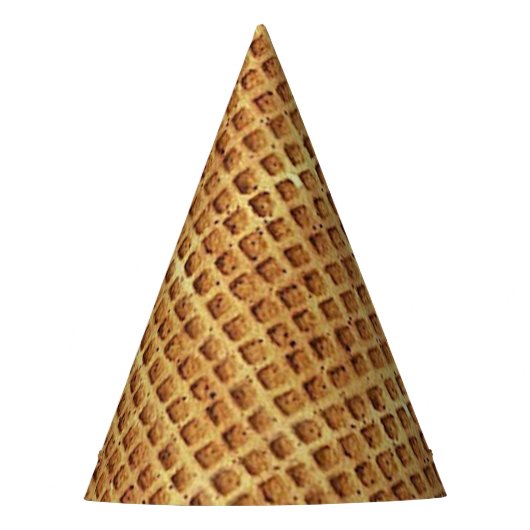 Waffle Cone Party Pet Feesthoedjes (Voorkant)