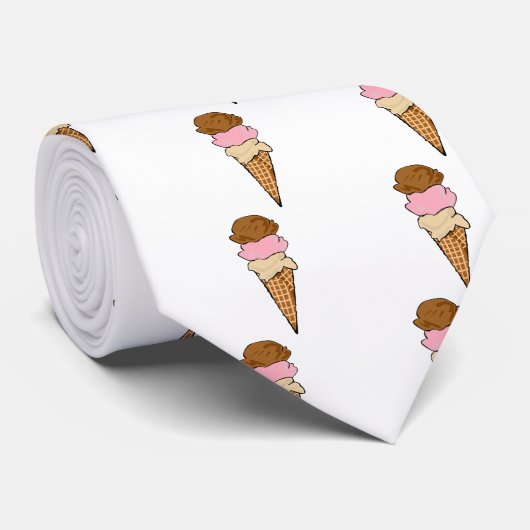 Waffle Cone Stropdas (Opgerold)