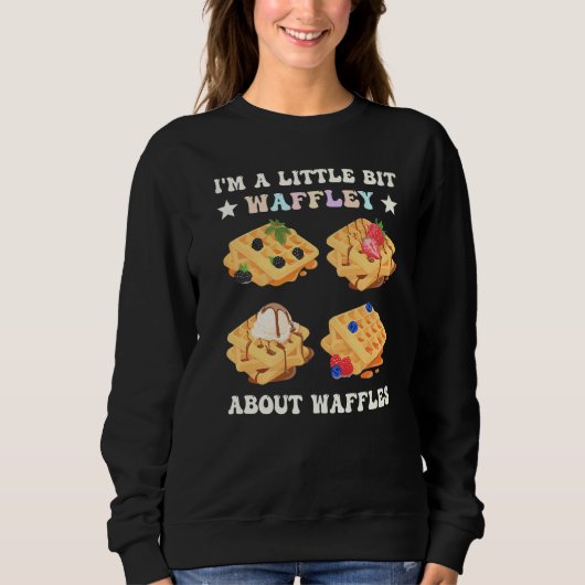 Waffle Costume Breakfast Waffle Master Waffle Make Trui (Voorkant)