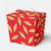 Waffle Cute Breakfast Brunch Kinder 1st Birthday Bedankdoosjes (Achterkant)