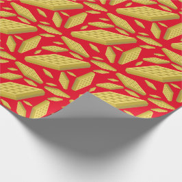 Waffle Cute Breakfast Brunch Kinder 1st Birthday Cadeaupapier