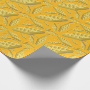 Waffle Cute Breakfast Brunch Kinder 1st Birthday Cadeaupapier