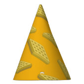 Waffle Cute Breakfast Brunch Kinder 1st Birthday Feesthoedjes (Rechts)