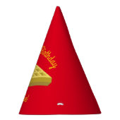 Waffle Cute Breakfast Brunch Kinder 1st Birthday Feesthoedjes (Rechts)