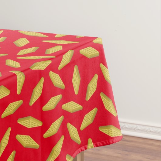 Waffle Cute Breakfast Brunch Kinder 1st Birthday Tafelkleed (Voorbeeld)