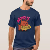 Waffle Dog Gift Retro T-shirt (Voorkant)
