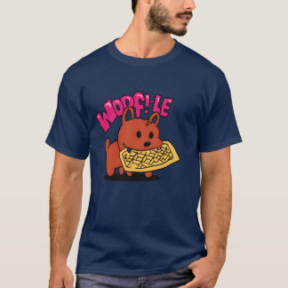 Waffle Dog Gift Retro T-shirt