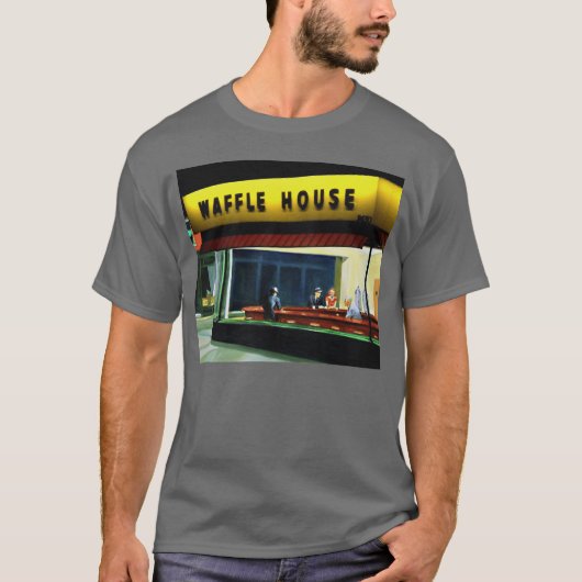 Waffle House Nighthawks vrienden T-shirt (Voorkant)