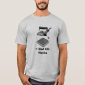 Waffle Iron - Bad Life Hacks Funny T-shirt (Voorkant)