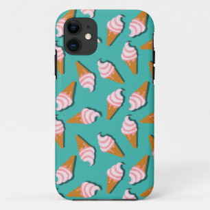Waffle-kegels, ijs en bevroren yoghurtpatroon Case-Mate iPhone case