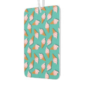 Waffle-kegels, ijs en bevroren yoghurtpatroon luchtverfrisser (Links)