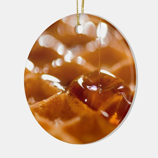 Waffle Keramisch Ornament (Links)