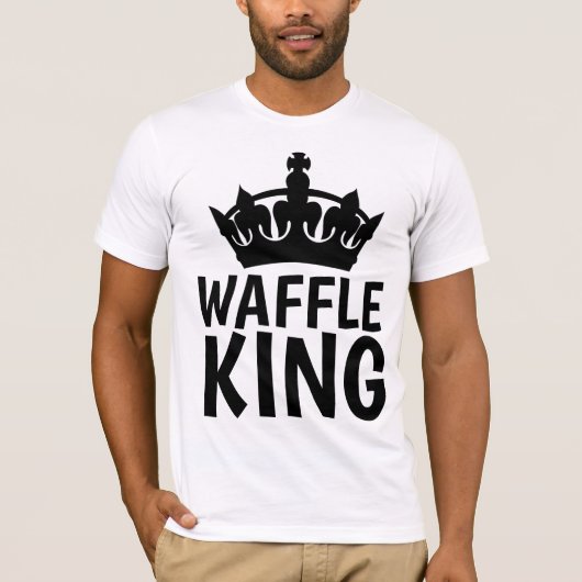 WAFFLE KING DAD T-Shirts (Voorkant)
