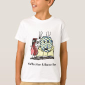 Waffle Man & Bacon Boy T-shirt (Voorkant)