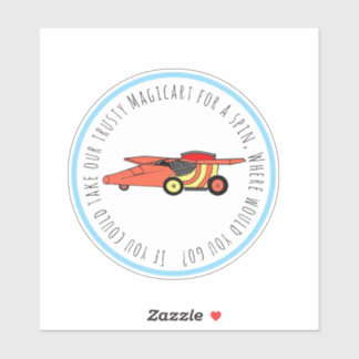 Waffle+Mochi- Magicart-Vinyl Sticker