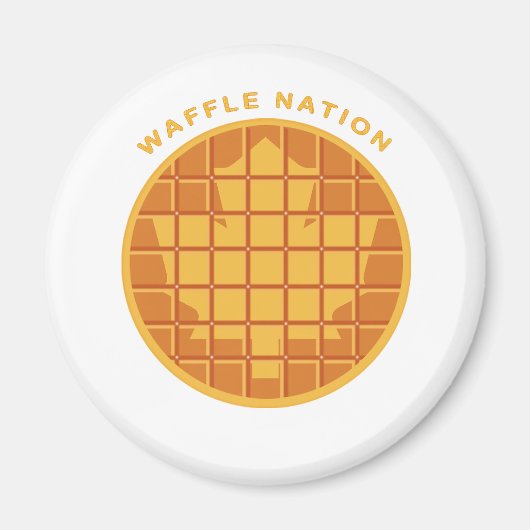 Waffle Nation Magnet (Voorkant)