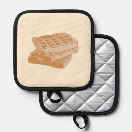 Waffle Pannenlap (Voorkant / Achterkant)