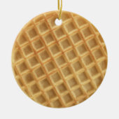 Waffle Patterned Keramisch Ornament (Voorkant)