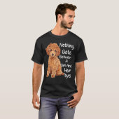 Waffle Speelgoed Poodle Hondenliefhebber niets kri T-shirt (Voorkant volledig)