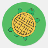 Waffle Turtles sticker (Voorkant)