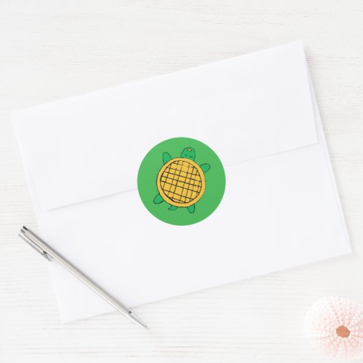 Waffle Turtles sticker (Envelop)