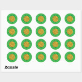 Waffle Turtles-sticker Ronde Sticker (Vel)