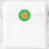 Waffle Turtles-sticker Ronde Sticker (Tas)