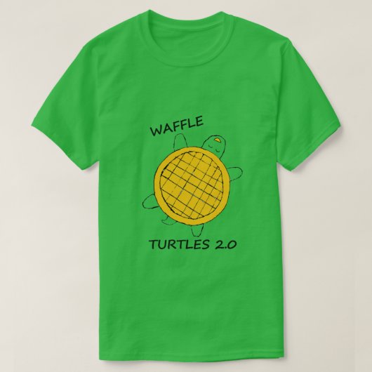 Waffle Turtles T-shirt (Design voorkant)