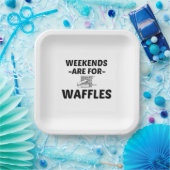 WAFFLE WEEKEND PAPIEREN BORDJE (Feest)