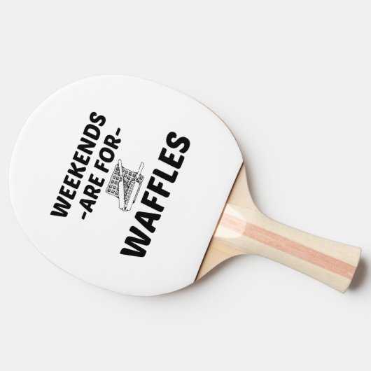WAFFLE WEEKEND TAFELTENNISBATJE (Zijkant)