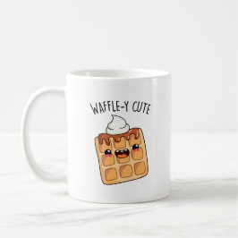 Waffle-y Funny Waffle Pun Koffiemok