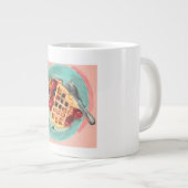 Waffles and Berries Grote Koffiekop (Voorkant rechts)
