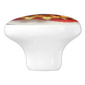 Waffles and Strawberries with Whipped Cream Keramische Knop (Zijkant)