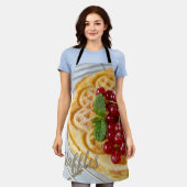 Waffles homemade met curranten voor zoete tand schort (Gedragen)