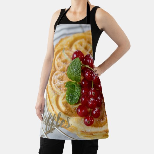 Waffles homemade met curranten voor zoete tand schort (Insitu)