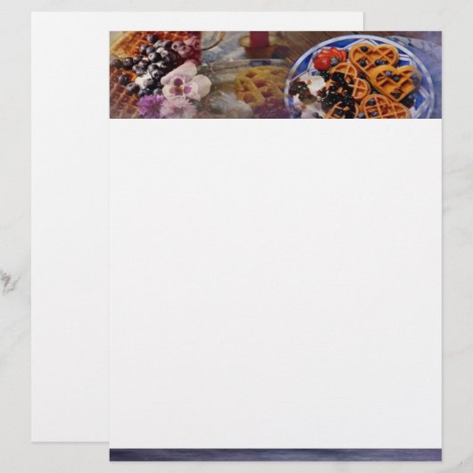 Waffles Letterhead (Voorkant / Achterkant)