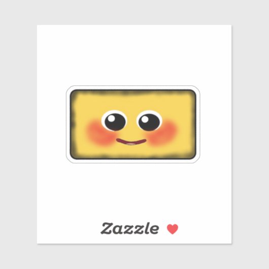 Waffles + Mochi-Magicart Screen- Vinyl Sticker (Vel)