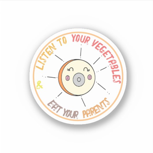 Waffles&Mochi-Vinyl Sticker (Voorkant)