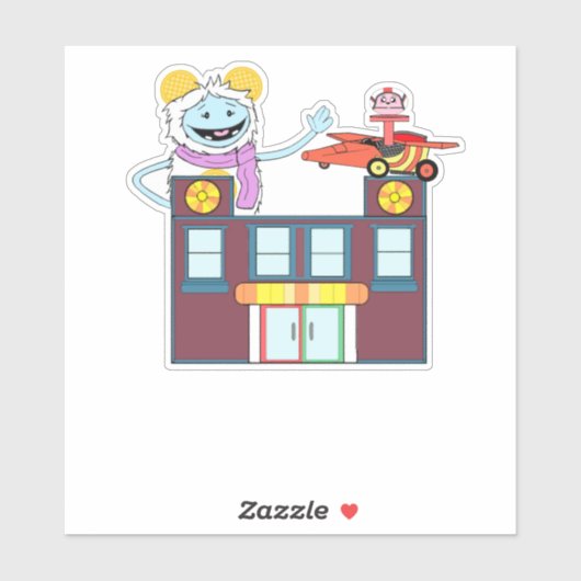 Waffles + Mochi-Vinyl Sticker (Vel)