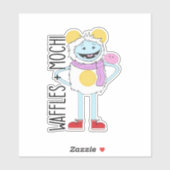 Waffles&Mochi-Vinyl Sticker (Vel)